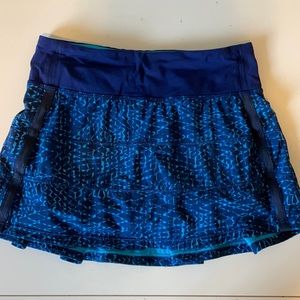Lululemon Blue Skort